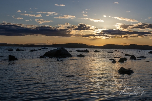 Der erste Abend in Norwegen